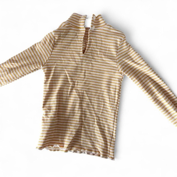 7 For All Mankind Mustard Yellow Kids Overalls Set 24 months NWOT - Picture 4 of 7